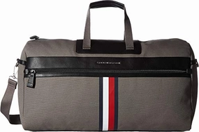 Tommy Hilfiger Men'S Icon Duffel Canvas Castlerock One Size Deal Frenzy Today Mega Online Discount