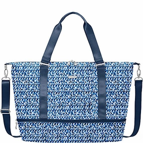 Best Deal Today Baggallini Expandable Carry On Duffel, Blue Prism, One Size