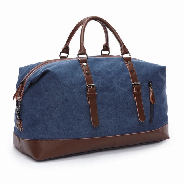 Markroyal Canvas Leather Men Travel Bags Carry On Luggage Bags Men Duffel Bags Handbag Travel Limited Time Steal Grab Your Savings