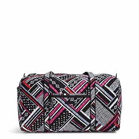 Clearance Blowout Women'S Large Duffel, Signature Cotton, Northern Stripes