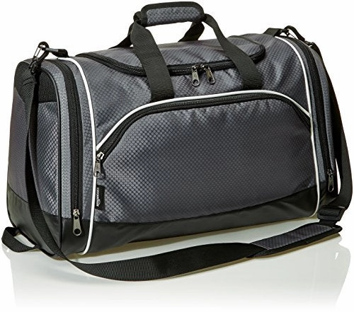 Unmissable Deal Today Perfect Gift Offer Amazonbasics Sports Duffel - Small, Graphite