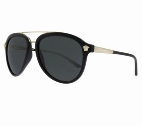 Versace Mans Sunglasses Ve4341 Gb1/87 Black / Gold Price Drop Alert Dont Miss This Deal