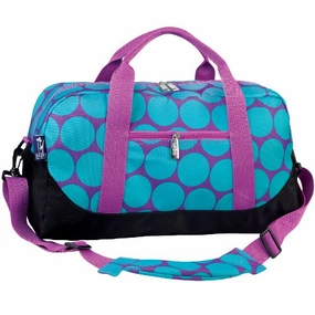 Wildkin Big Dots Aqua Overnighter Duffel Bag Trending Offer Today