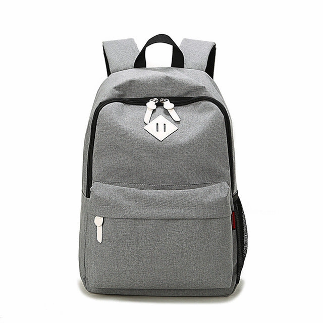 Hot Pick Sale Fashion Canvas Backpack - Red,Dark Gray,Light Gray,Lake Blue,Gray,Orange,Light Coffee
