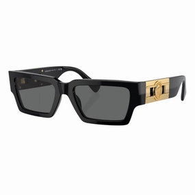 Hot Deals Today Versace Ve4459 Gb1/87 Sunglasses - Black Frame, Dark Grey Lens