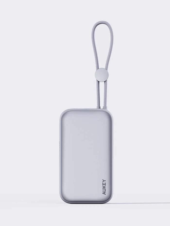 Aukey Pb-Y47 Spark Sling 10000 Compact Fast Charging Power Bank With Built-In Usb-C Cable Instant Savings Deal Dont Miss These Savings