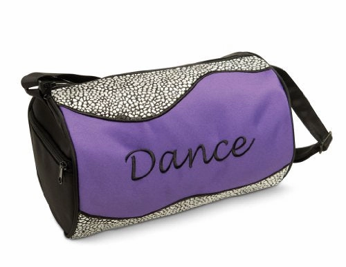 Dansbagz By Danshuz Silver Sizzle Duffel Bag O/S Purple Perfect Gift Offer