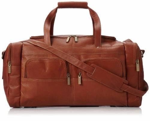 David King & Co. 19 X 9.5 Inch Multi Pocket Duffel, Tan, One Size Weekend Specials Grab It Before Gone