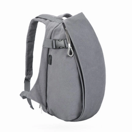 Retro Style Usb Design Canvas Backpack High Capacity Travel/School Backpack For Men And Women Clearance Event Alert
