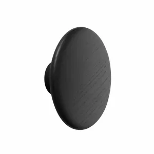 MUUTO The Dots Wall Hook / Door Knob, Black