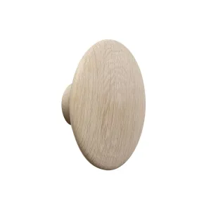 MUUTO The Dots Wall Hook / Door Knob, Natural Oak
