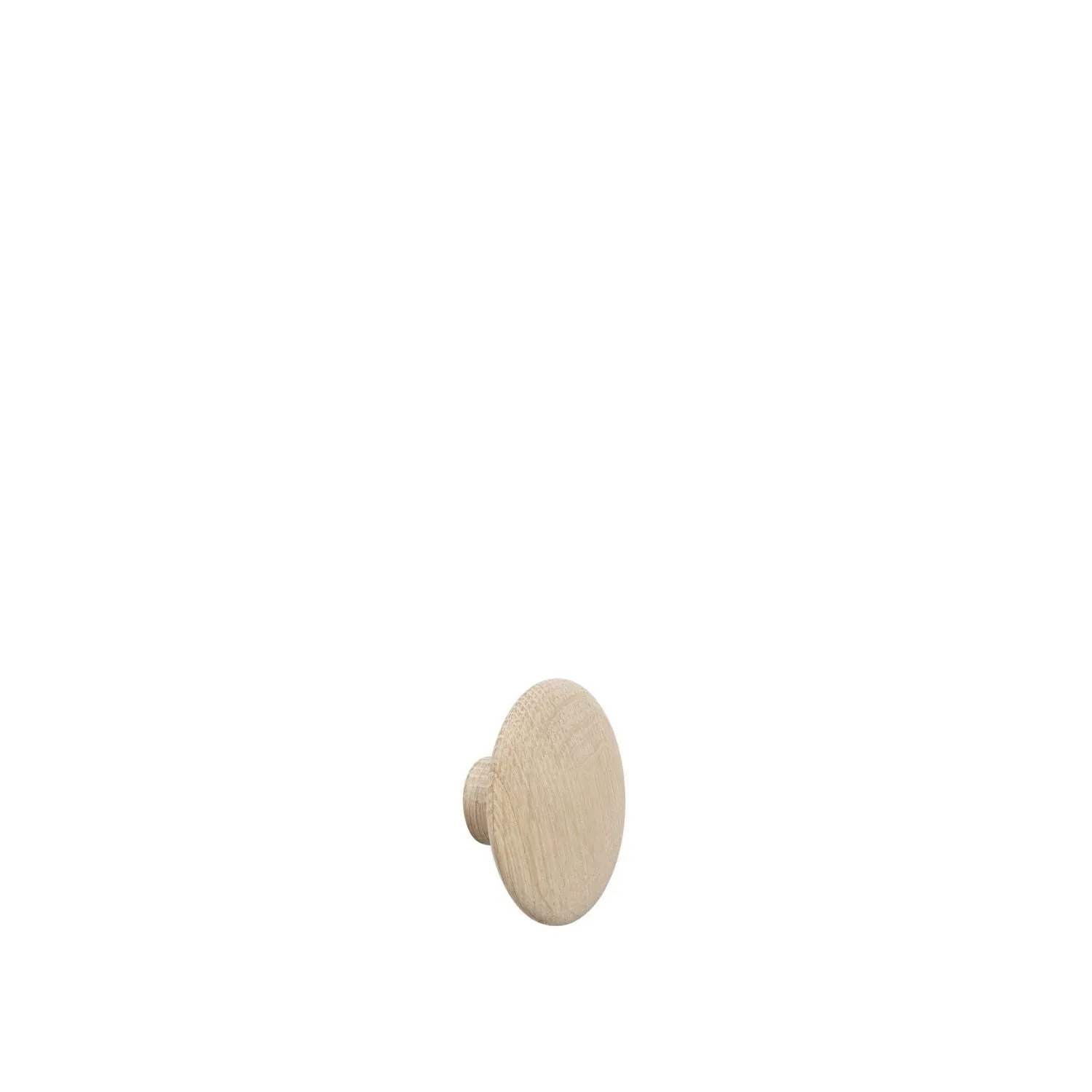 MUUTO The Dots Wall Hook / Door Knob, Natural Oak