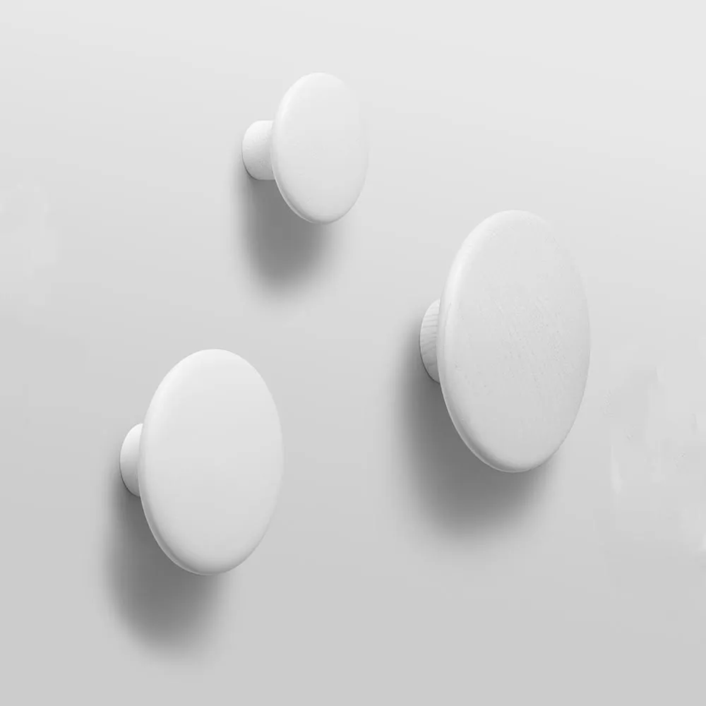 MUUTO The Dots Wall Hook, White