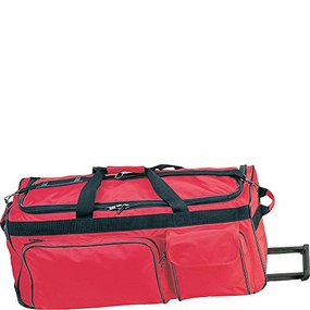 Last Chance Steal Netpack 35" Ballistic Wheeled Duffel (Red)