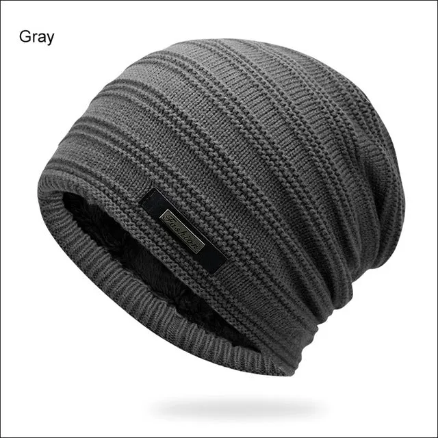 Acrylic Velvet Beanie Men'S Winter Warm Hat -Black,Navyblue,Red,Gray,Brown Hot Sale Today Hot Picks Today