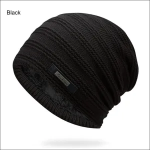 Acrylic Velvet Beanie Men'S Winter Warm Hat -Black,Navyblue,Red,Gray,Brown Special Steal Event Instant Savings Inside