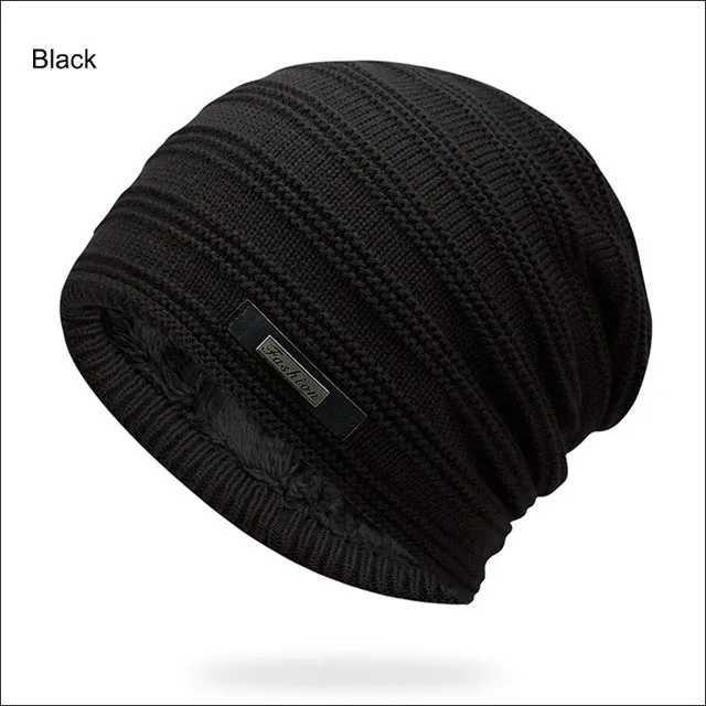 Acrylic Velvet Beanie Men'S Winter Warm Hat -Black,Navyblue,Red,Gray,Brown Special Steal Event Instant Savings Inside
