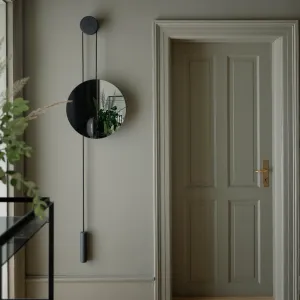 NEW WORKS Rise & Shine Wall Mirror, Burned/Steel