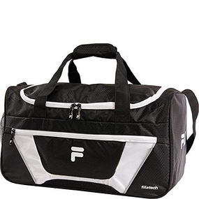 Fila Cannon 3 Small Duffel Sports Gym Bag, Black/White, One Size Special Savings Today MustHave Gift Ideas