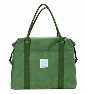 Sweet Deal Today Special Online Offer [Green-1] Simple Style Travel Tote Bag Duffel Bag Handbag Sports Shoulder Bag