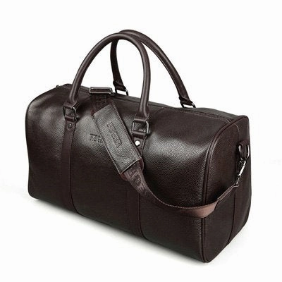 Unmissable Deal Today Big Savings Alert New Brand Fashion Extra Large Weekend Duffel Bag Large 100% Genuine Leather Business Men'S Travel