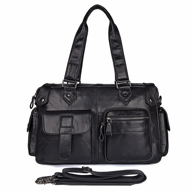 New Genuine Leather Men Travel Bags Overnight Duffel Bag Weekend Travel Handbags Large Tote Bags Grab Todays Deal Trending Savings Now