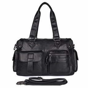 New Genuine Leather Men Travel Bags Overnight Duffel Bag Weekend Travel Handbags Large Tote Bags Grab Todays Deal Trending Savings Now
