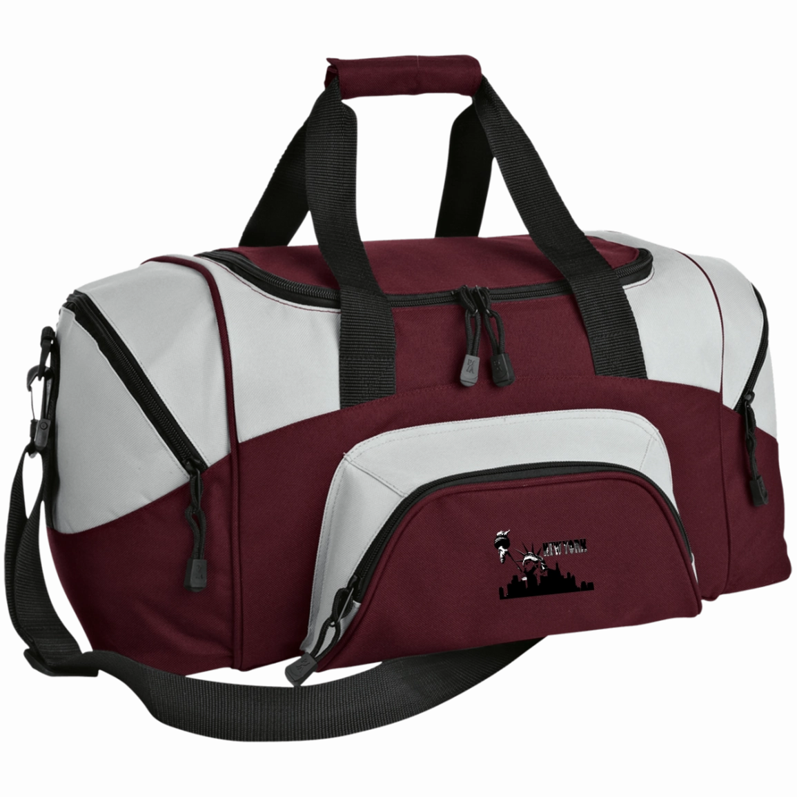 New York New York - Travel Experts Colorblock Sport Duffel Bag Today Only Savings