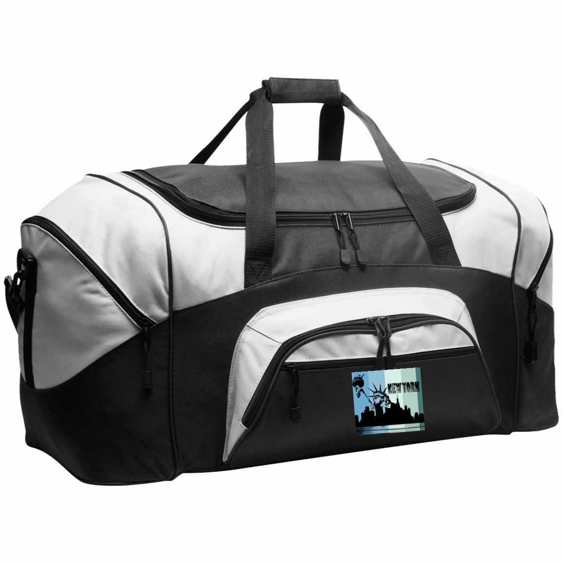 New York New York - Travel Experts  Colorblock Sport Duffel Exclusive Hot Pick Trendy Picks Today
