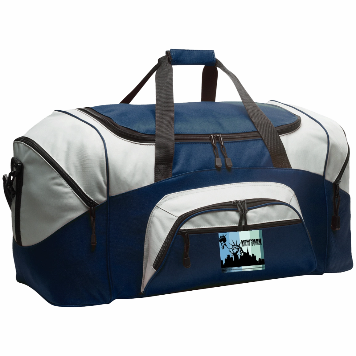 New York New York - Travel Experts  Colorblock Sport Duffel Exclusive Online Discount