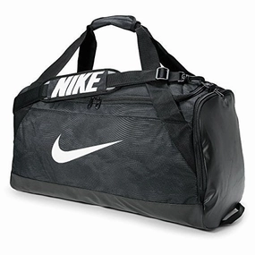 Nike Brasilia 6 Duffel Bag Black/White Size Medium Shop the Savings Now Flash Sale Now