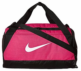 Surprise Discount Today Nike Brasilia Training (Small) Duffel Bag (One Size, Rush Pink/Black/White)