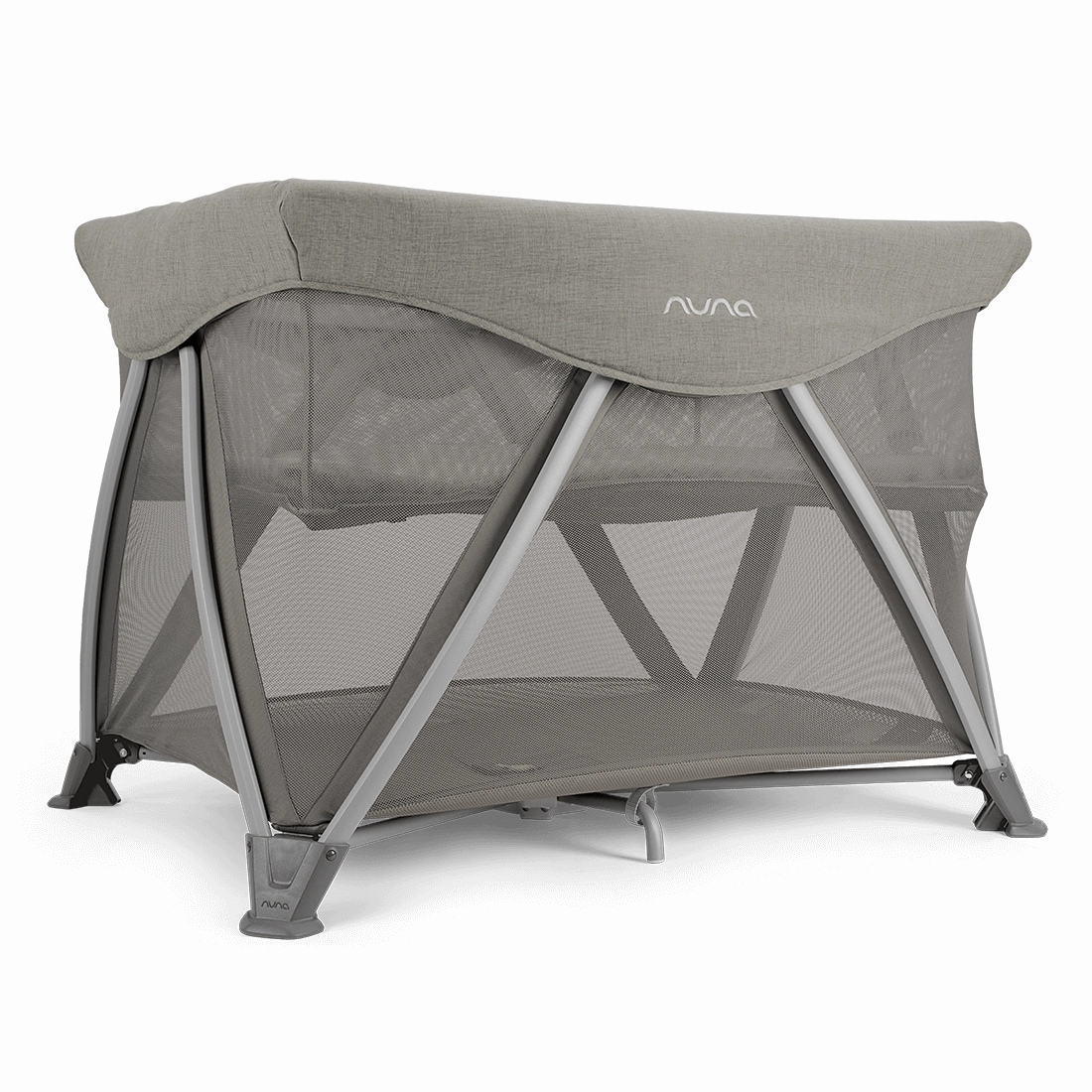Steal Todays Offer Nuna Sena Aire Travel Cot Inc. Zip On Bassinet - Frost