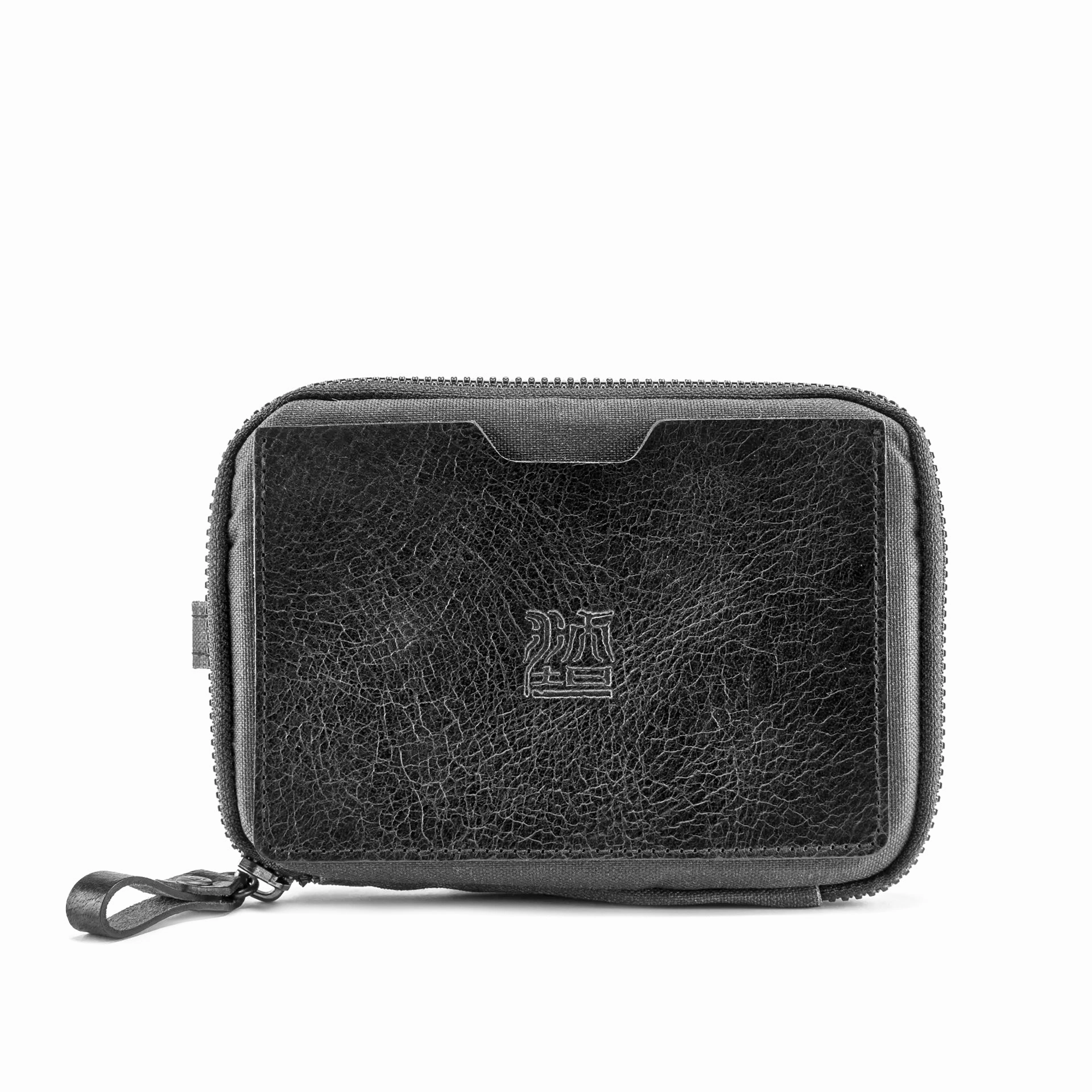 Daily Deal Frenzy Nylon   Leather Passport Pouch / Travel Folio