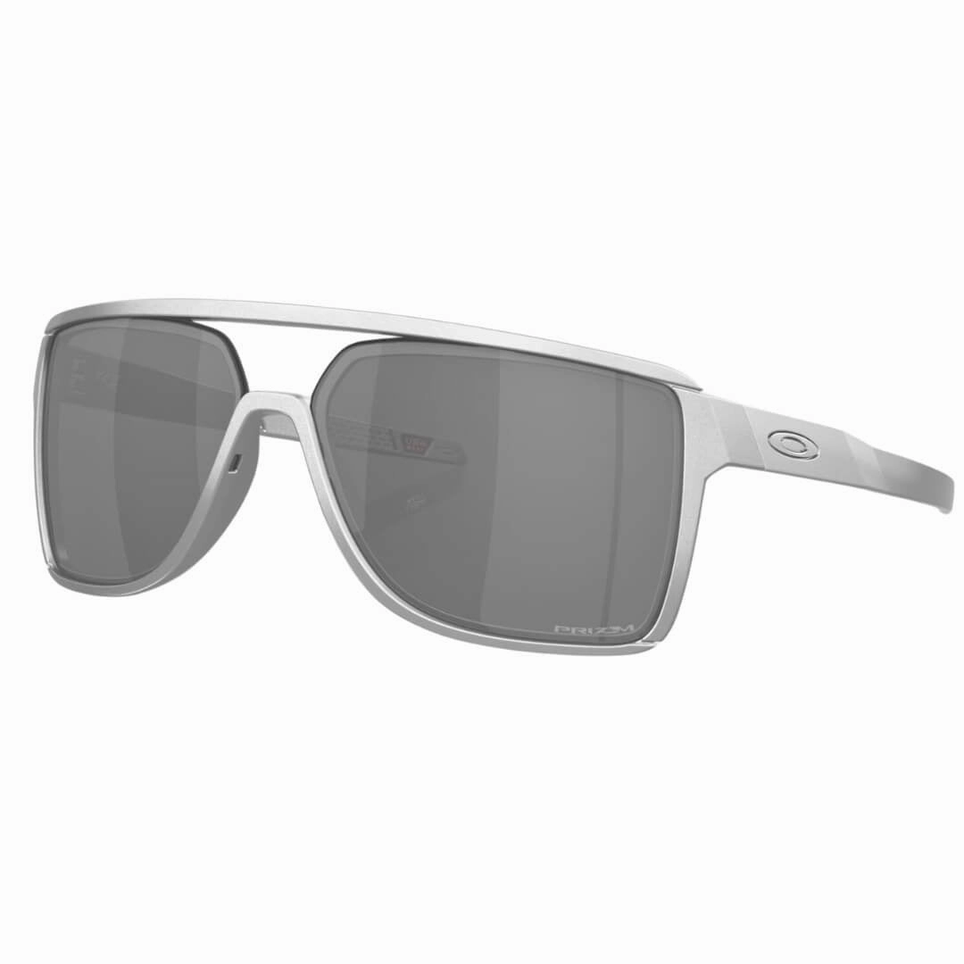 Oakley Castel Oo9147 914707 Sunglasses - X-Silver With Prizm Black Lens Exclusive Deal Inside