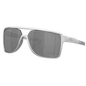 Oakley Castel Oo9147 914707 Sunglasses - X-Silver With Prizm Black Lens Exclusive Deal Inside
