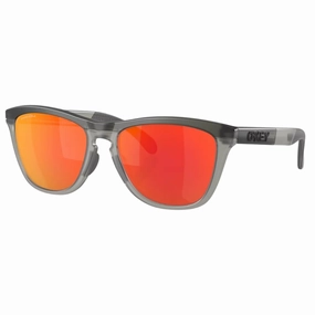 Shop the Savings Now Trendy Picks Today Oakley Frogskins Range Oo9284 928401 - Matte Grey With Prizm Ruby
