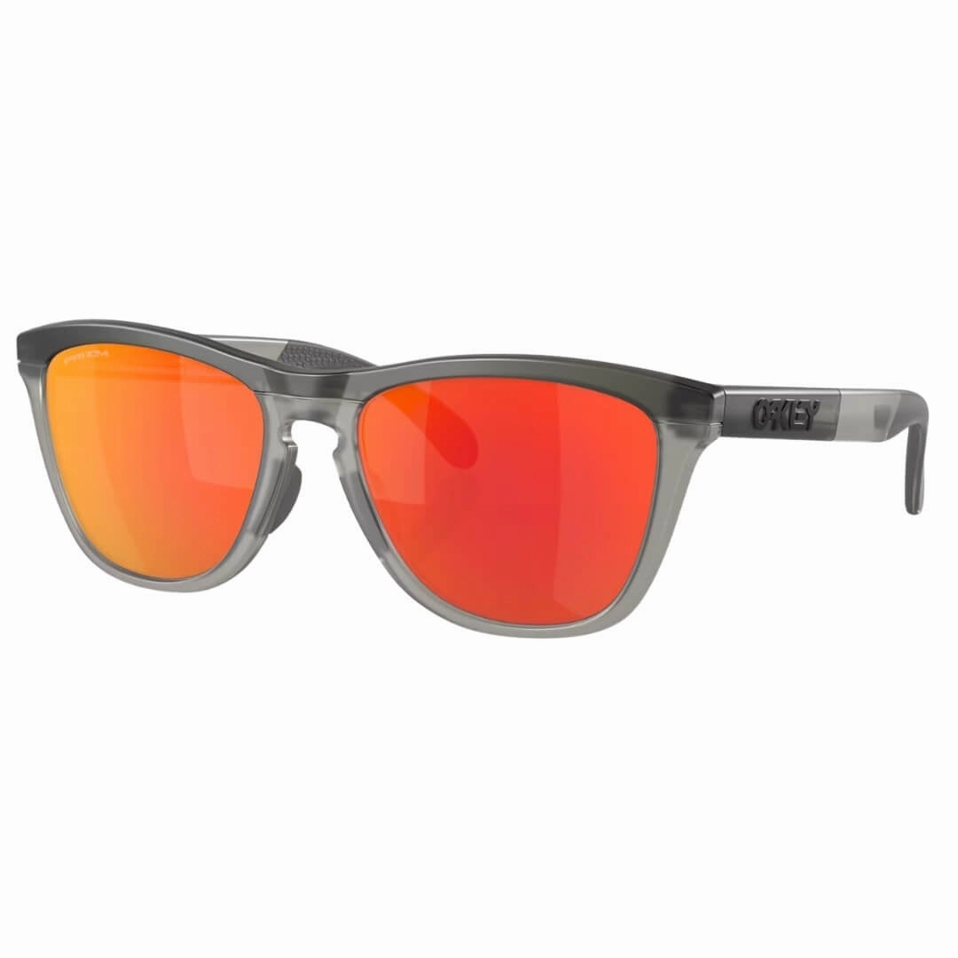 Shop the Savings Now Trendy Picks Today Oakley Frogskins Range Oo9284 928401 - Matte Grey With Prizm Ruby