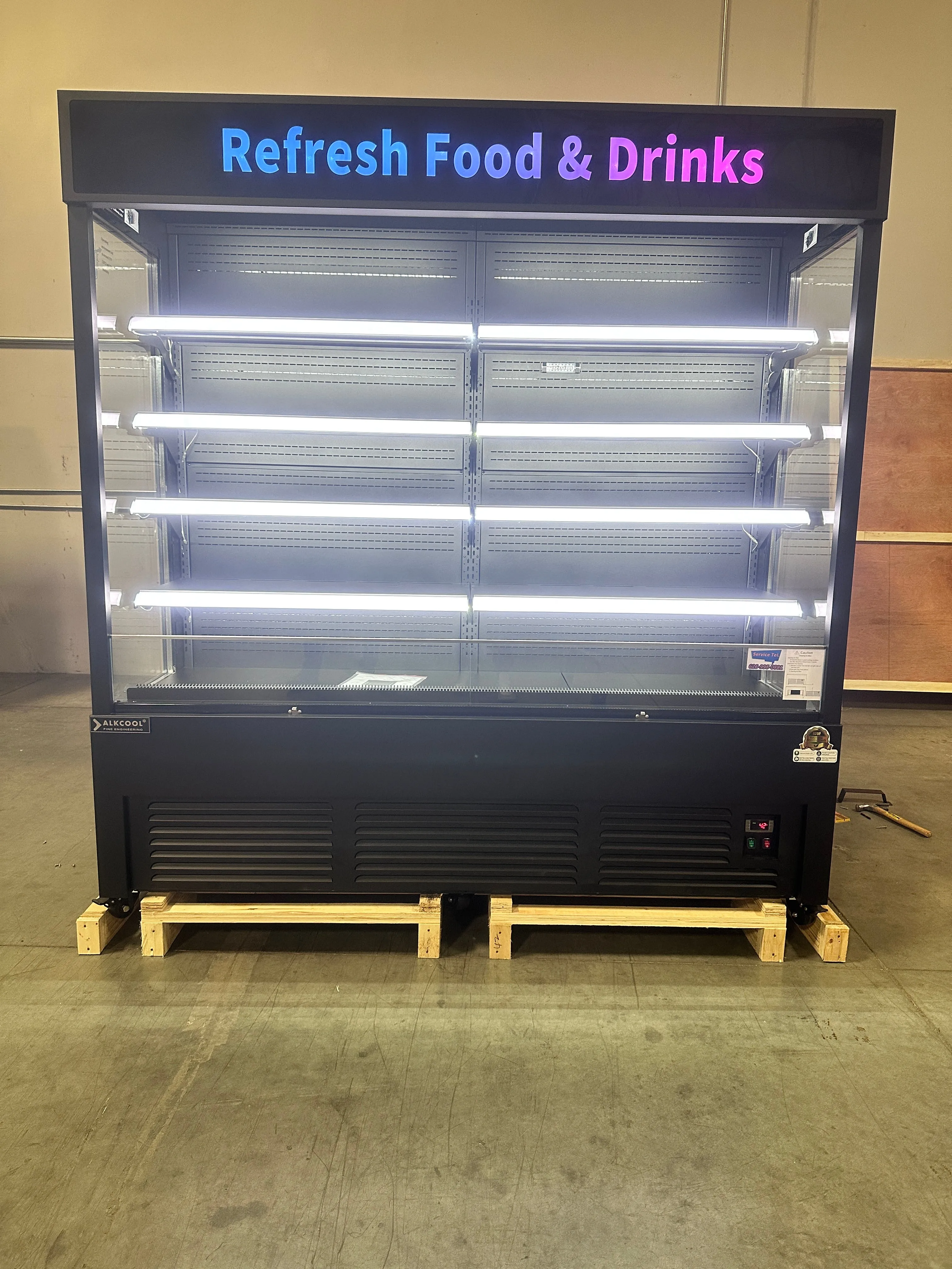OFC 78???? Open Air Merchandiser Grab and Go Merchandiser Refrigerator Display Cooler