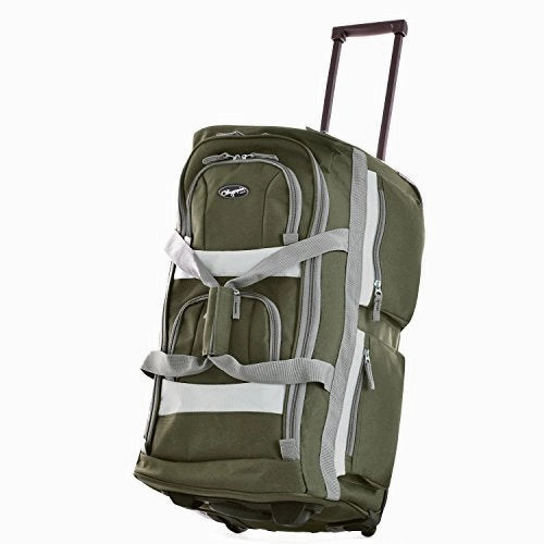 Olympia 29" 8 Pocket Rolling Duffel, Green, One Size Shop Grab Savings