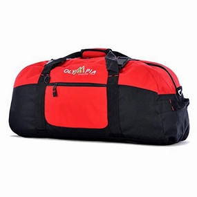 Hot Pick of the Day Special Online Offer Olympia Luggage 30 Inch Sports Duffel Bag, Red, One Size
