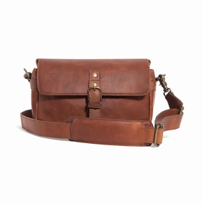 Hot Deals Today Ona Bowery Messenger Bag, Leather - Antique Cognac