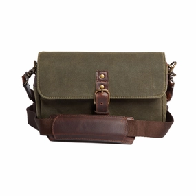 Clearance Sale Now MustHave Items Ona Bowery Messenger Bag, Waxed Canvas - Olive