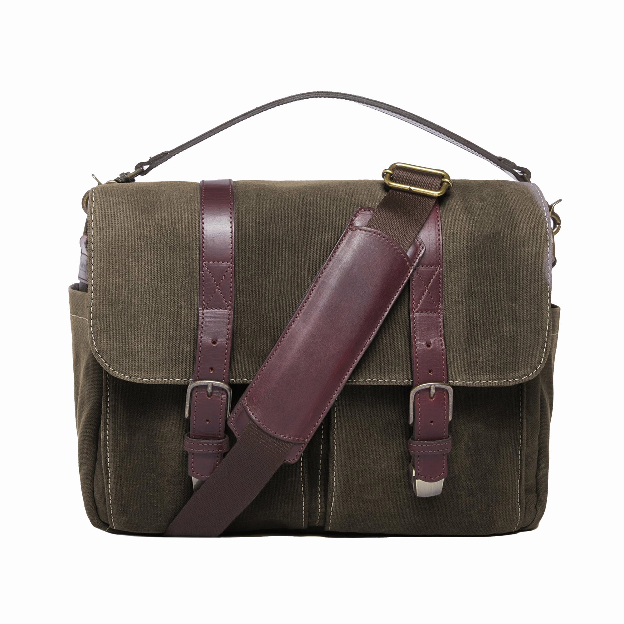Mega Discount Event Ona Brixton Messenger Bag, Waxed Canvas - Olive
