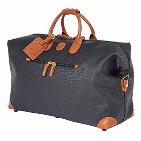 Grab Your Hot Pick Brics Magellano Col 22" Cargo Duffel Blk/Cognac