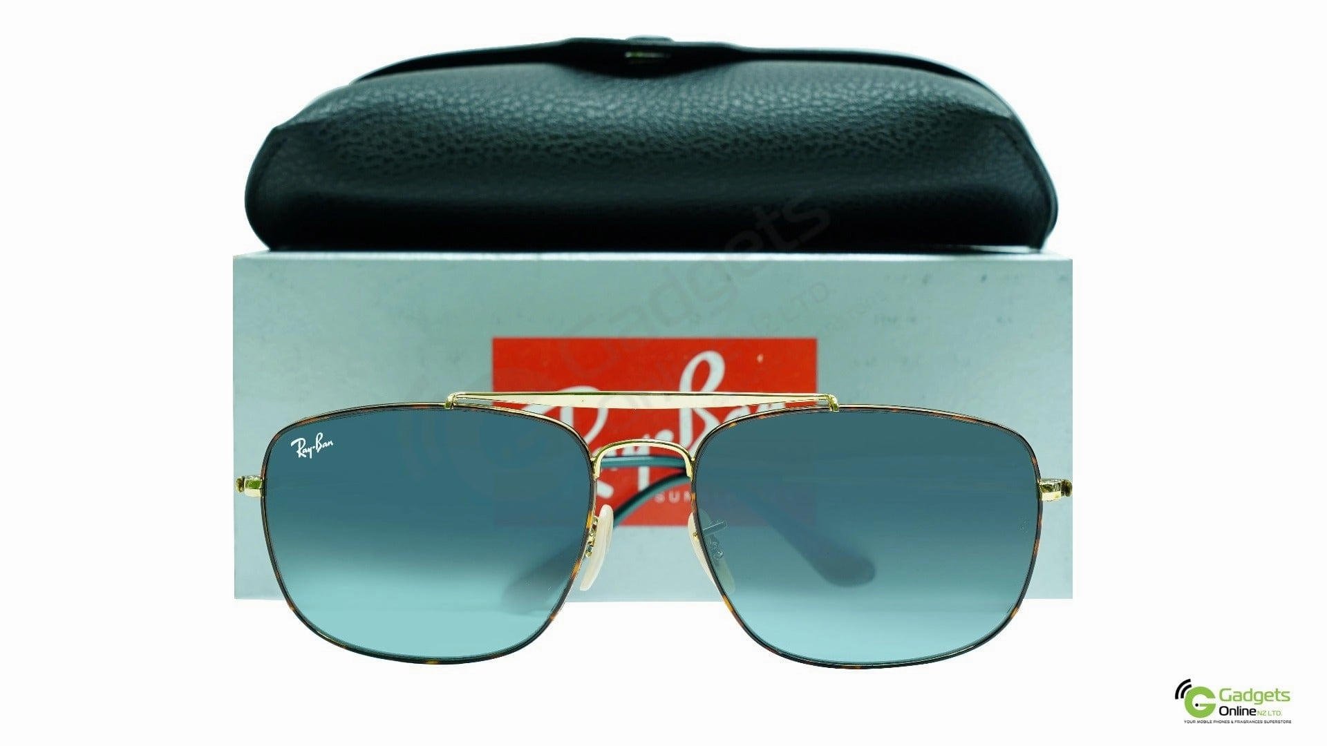 Hot Picks Today Ray-Ban Colonel Rb3560 91023M Tortoise - Blue Lenses (Steel)