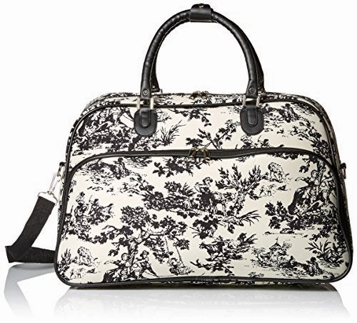 World Traveler 21-Inch Carry-On Shoulder Tote Duffel Bag, Countryside White, One Size Special Occasion Discount