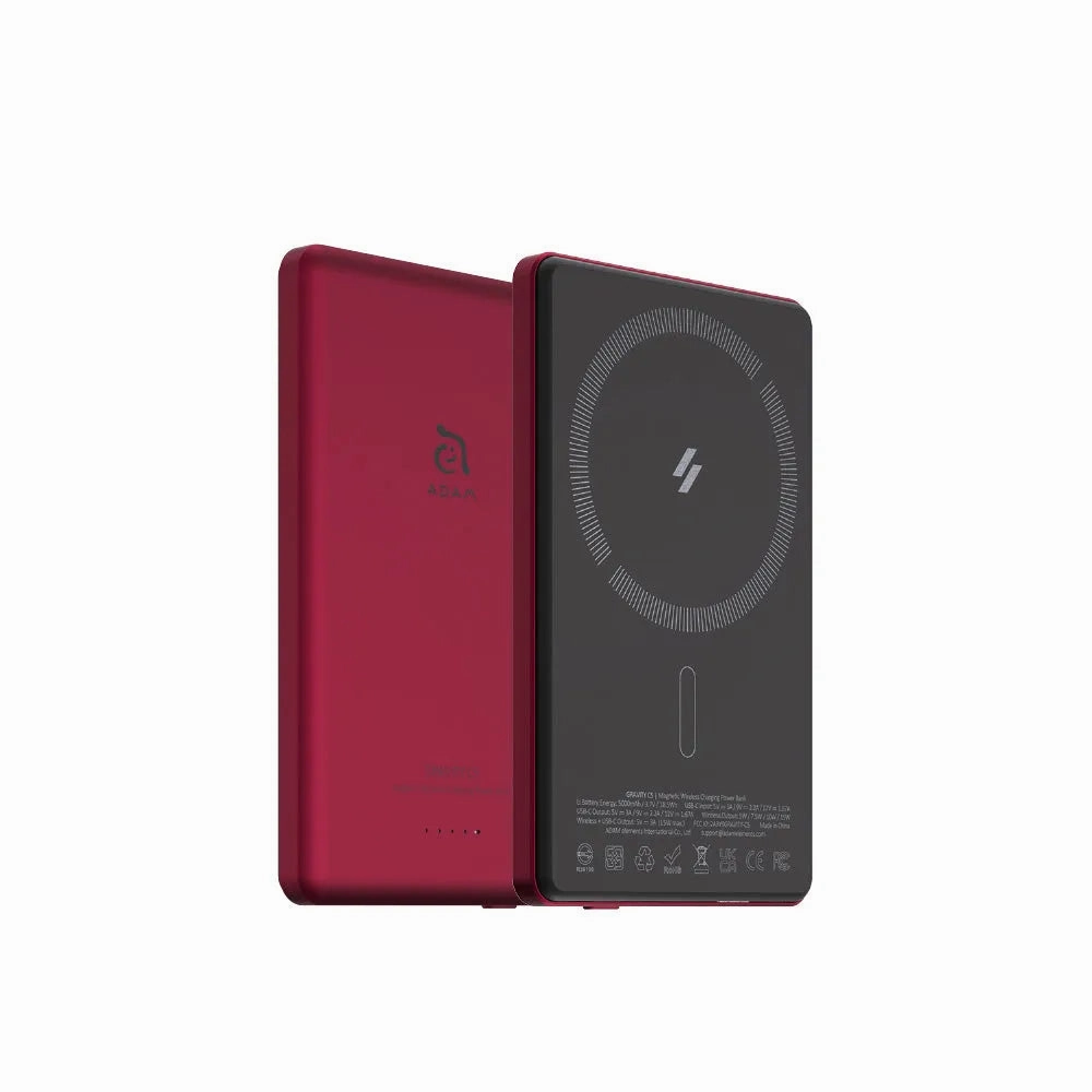 Mega Savings Now Perfect Gift Sale Adam Elements Gravity C5 Ultra Slim Magnetic Wireless Charging Power Bank