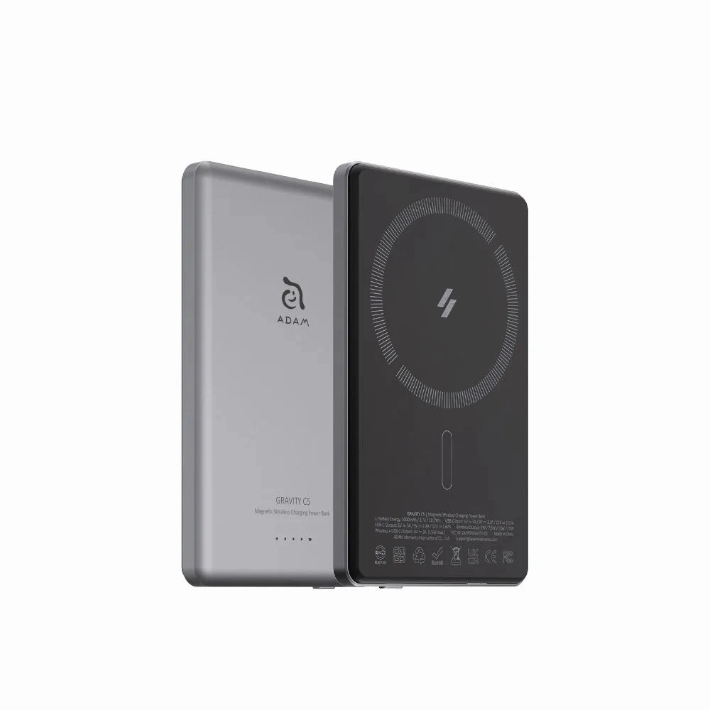 Adam Elements Gravity C5 Ultra Slim Magnetic Wireless Charging Power Bank Limited Stock Offer