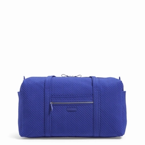 Trendy Picks Today Save Big Online Vera Bradley Microfiber Large Travel Duffel, Gage Blue